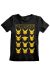 CAMISETA PIKACHU CARAS NEGRA NIÑO 12