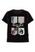 CAMISETA ATAQUE TITANES LOGOS NEGRO