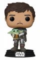 FIGURA FUNKO POP STAR WARS THE MANDALORIAN WITH GROGU 461